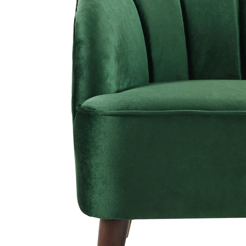 Emerald Green Velvet Accent Chair