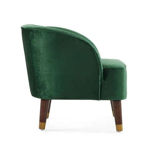 Emerald Green Velvet Accent Chair