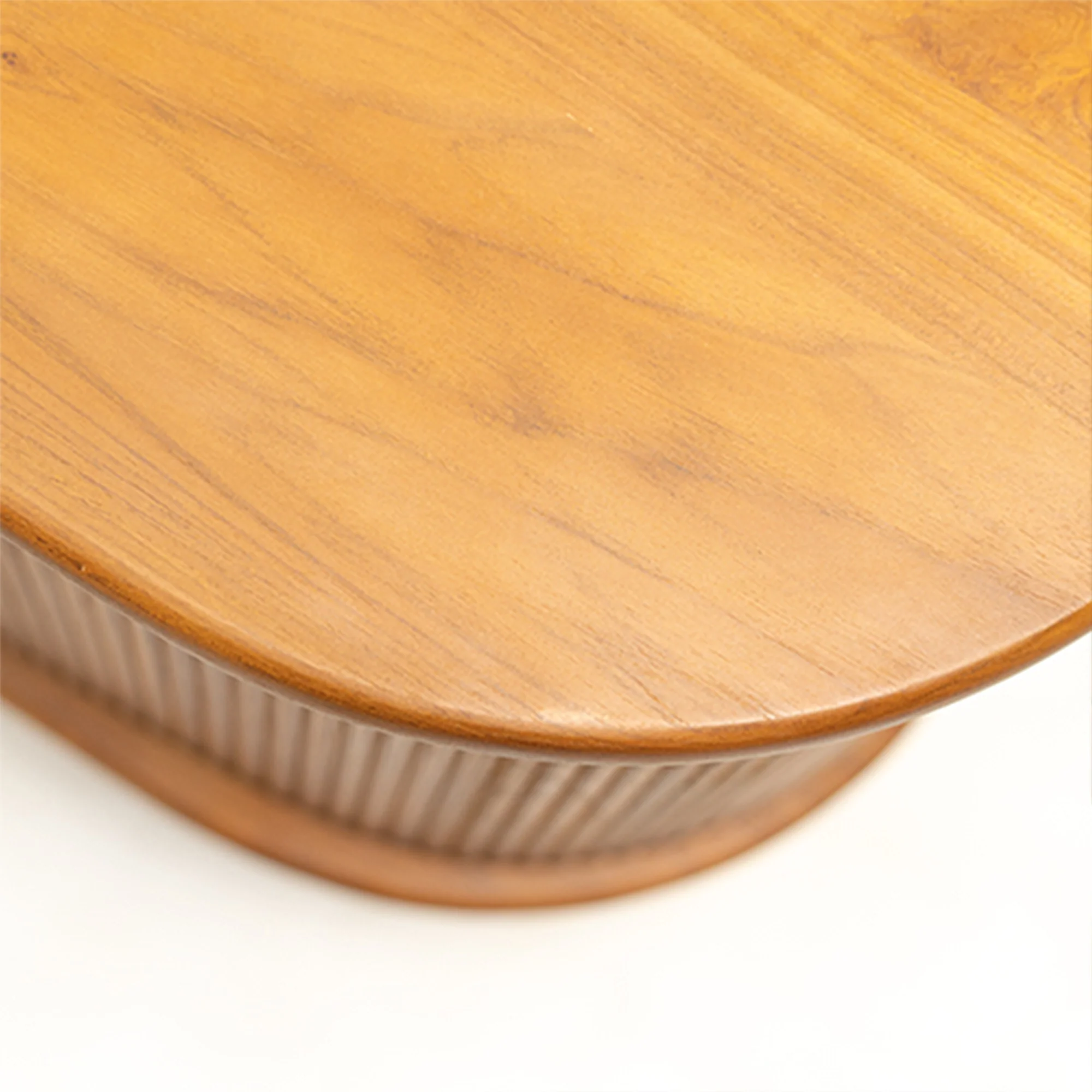 Mid-Century Modern TV Stand Teak Wood 