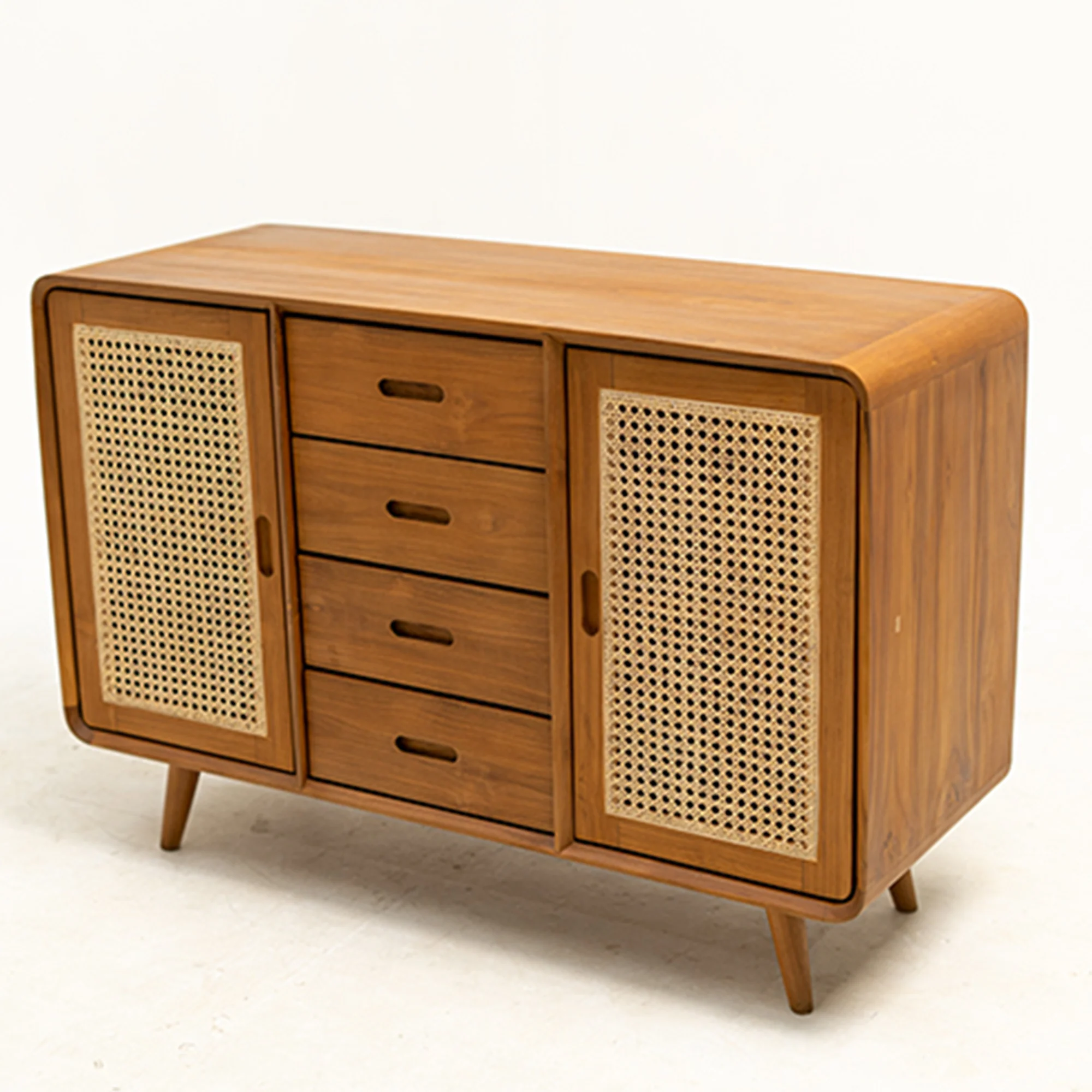 Vintage Wooden Sideboard in Teak Wood