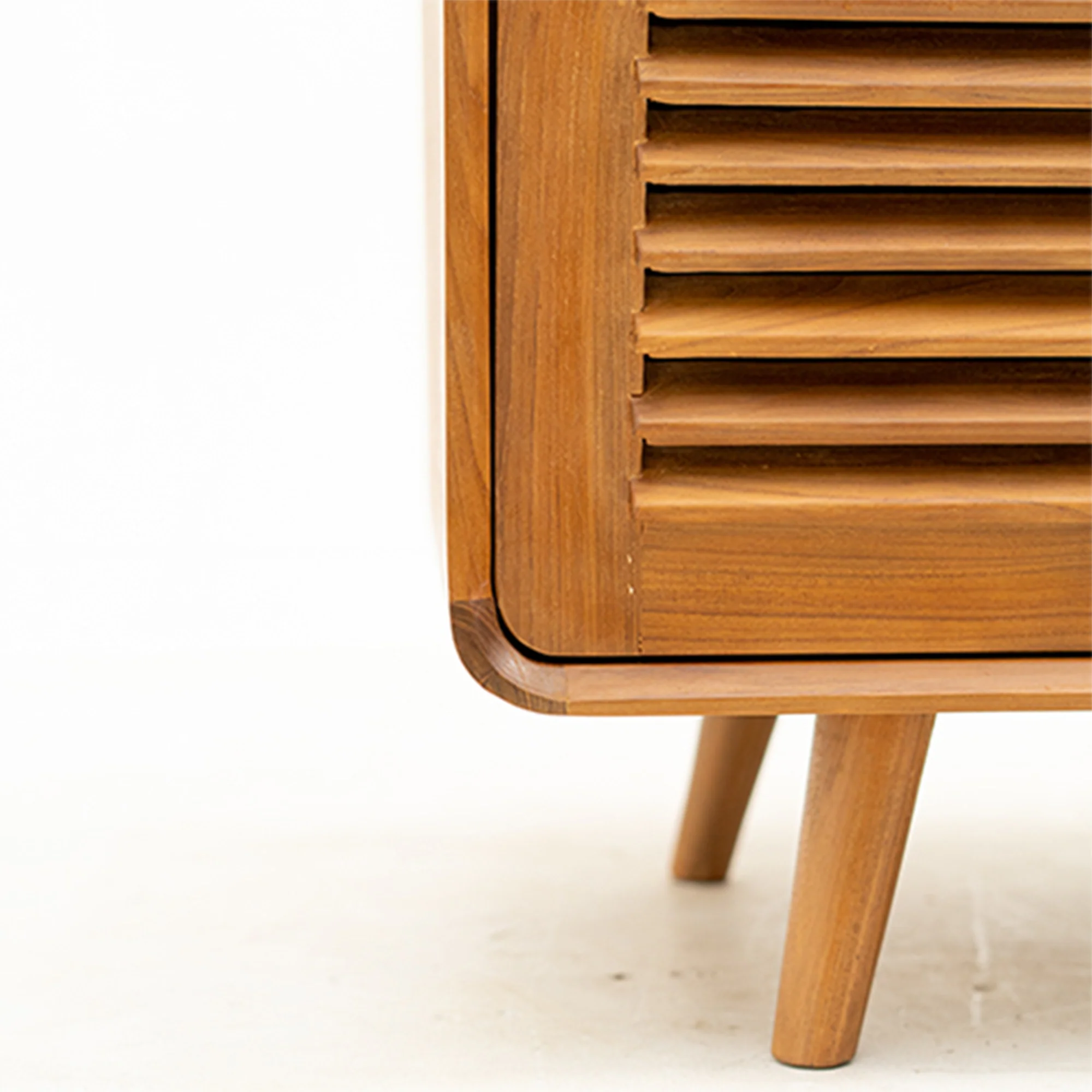 Mid-Century Modern TV Stand In Teak Wood