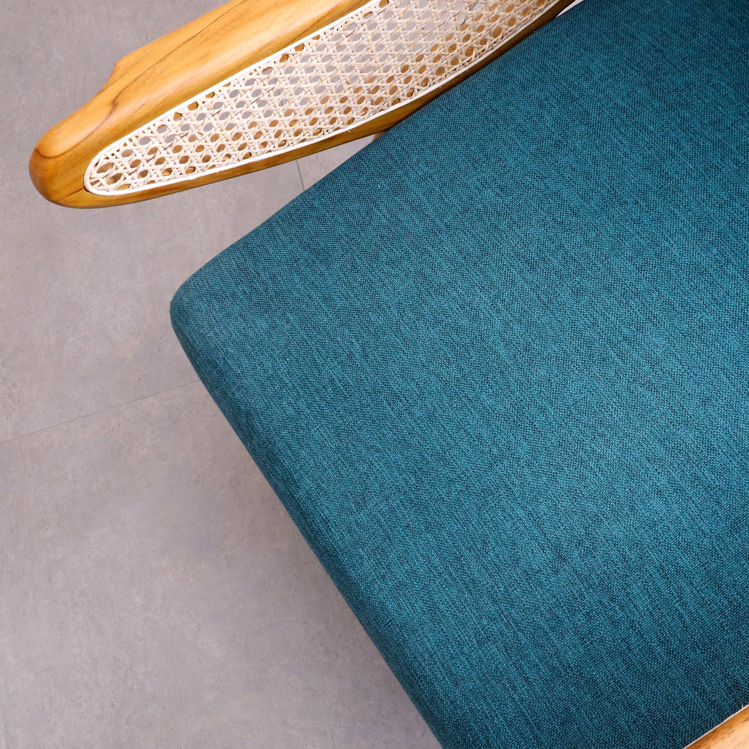 Modern Armchair In Teak Wo