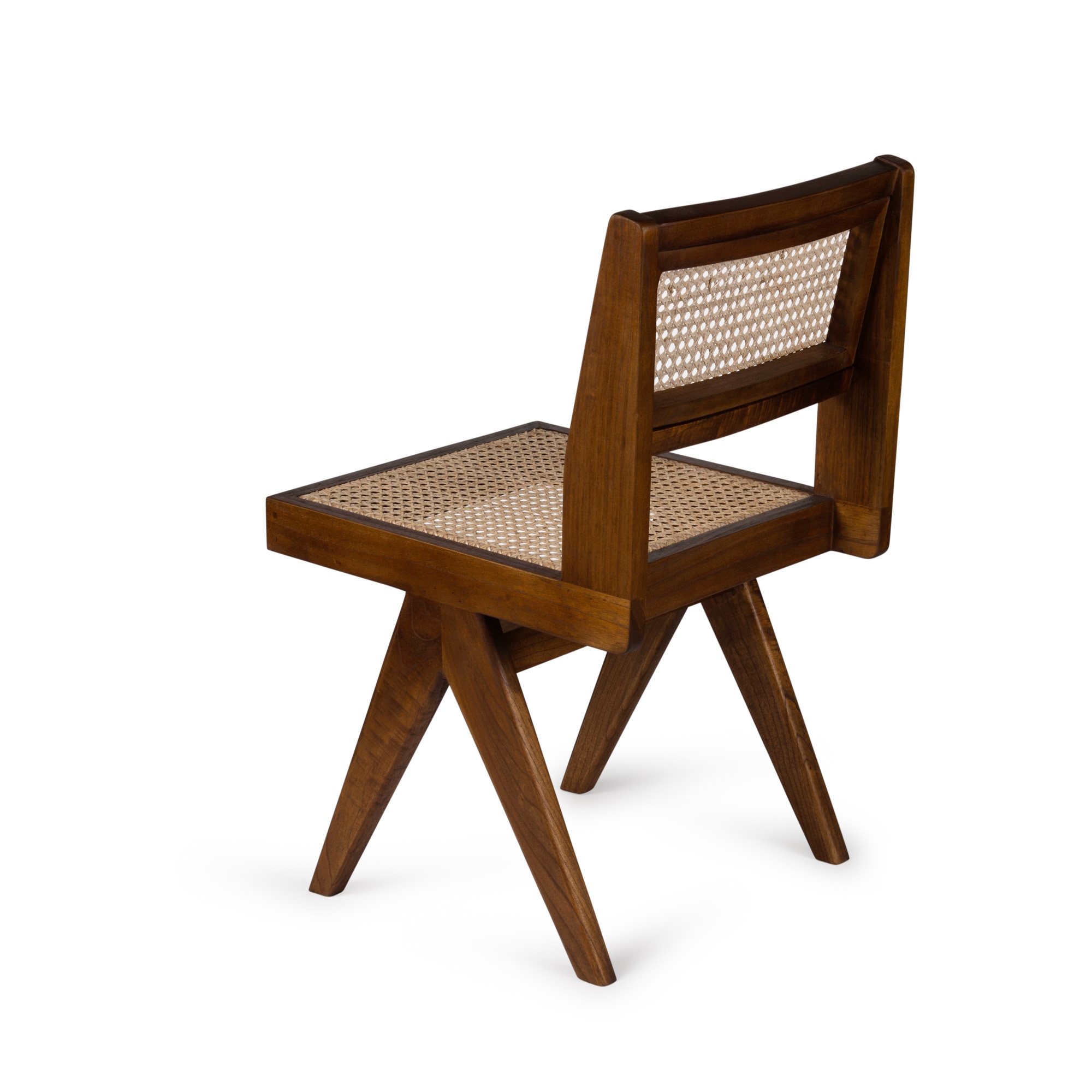 Modern Wooden Chair in Dark Brown