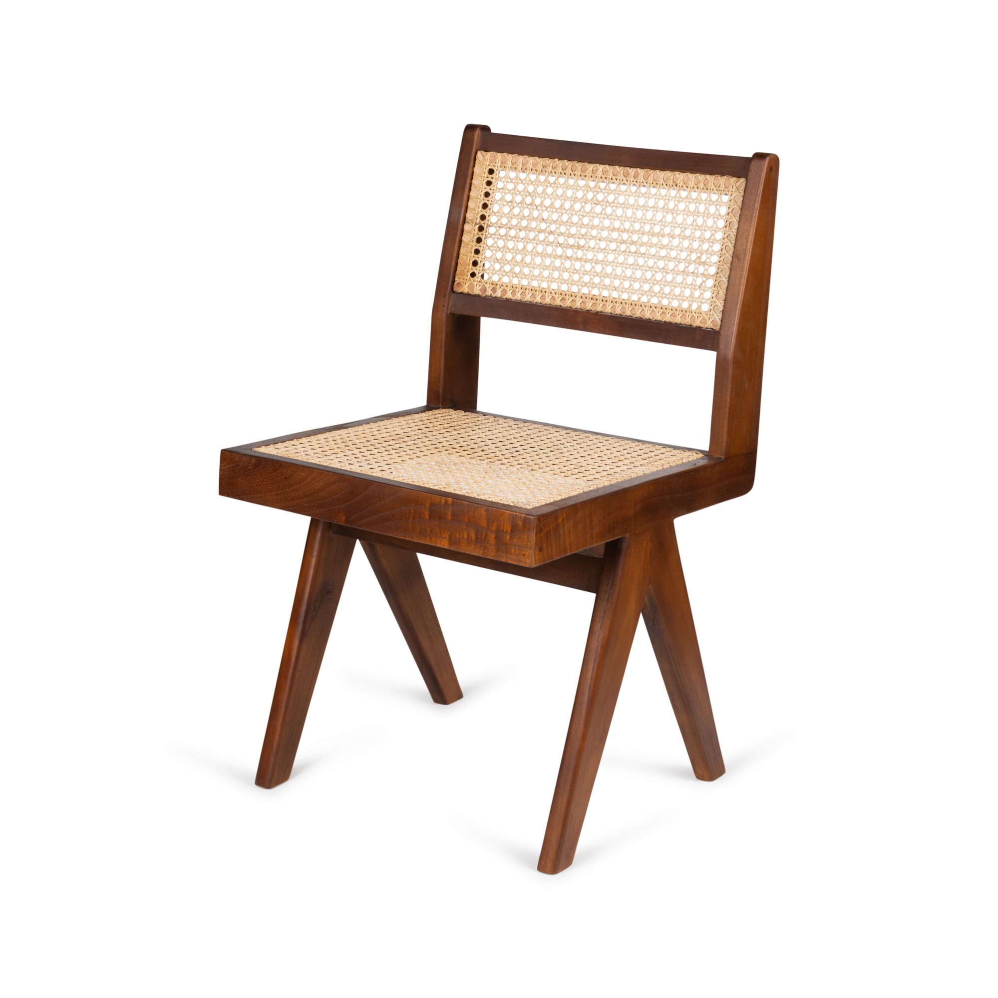 Modern Wooden Chair in Dark Brown