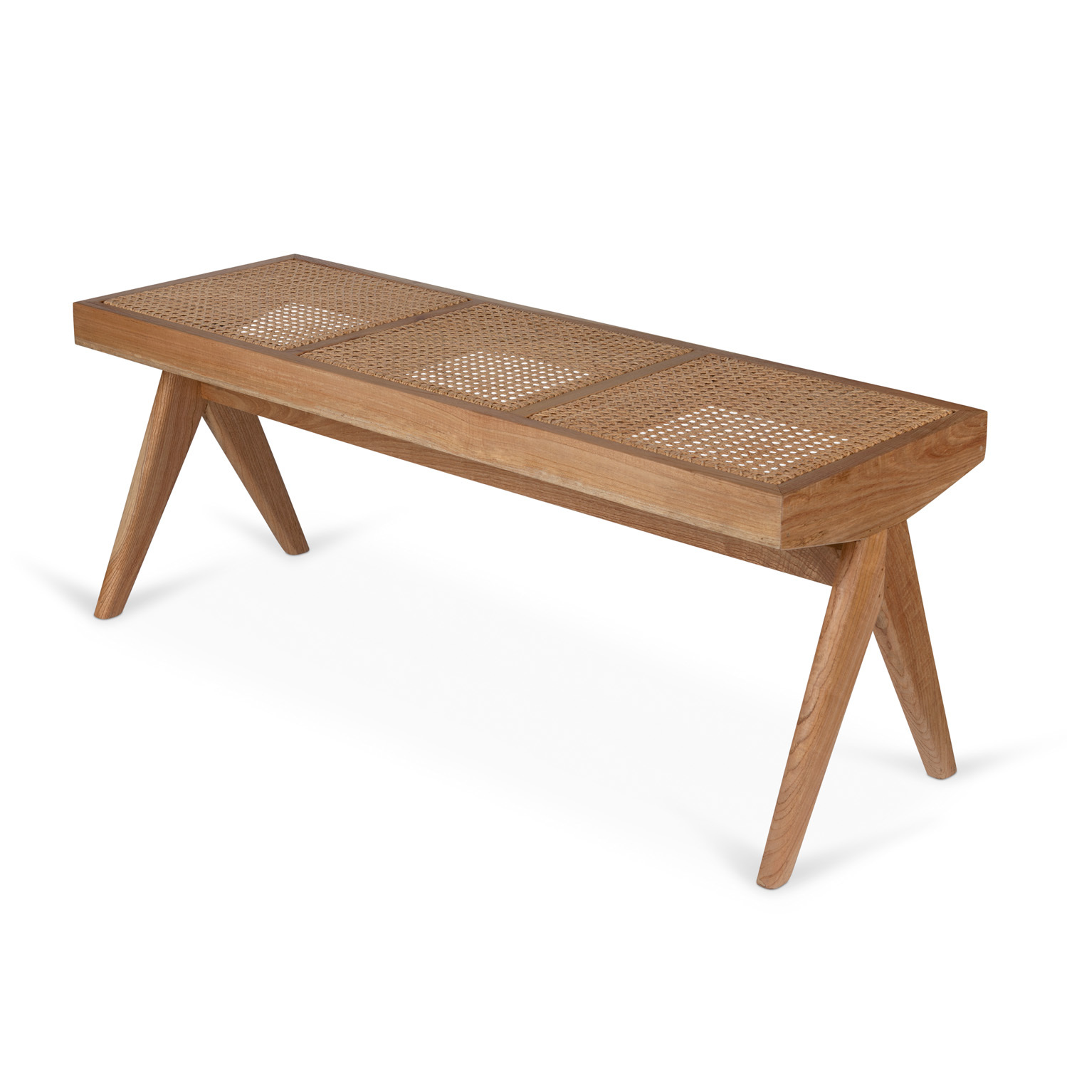 Wooden Bench Natural Finish