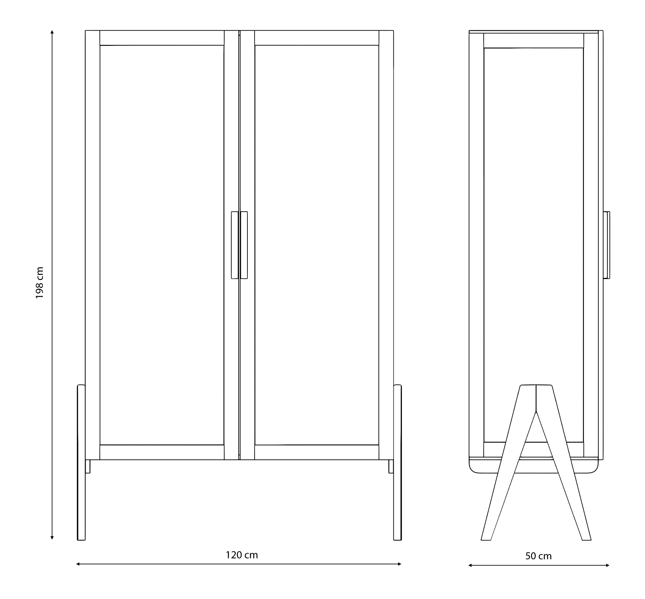 Vintage Wooden Cabinet in Teak Wood