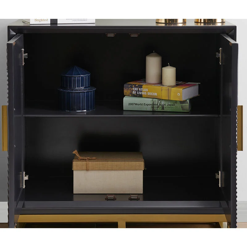 Geometric Patterned Storage Cabinet