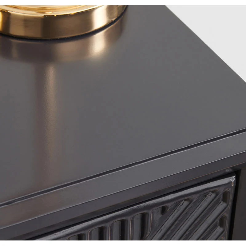 Geometric Patterned Storage Cabinet