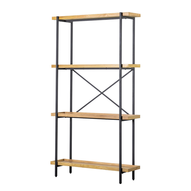 Modern Industrial Bookshelf