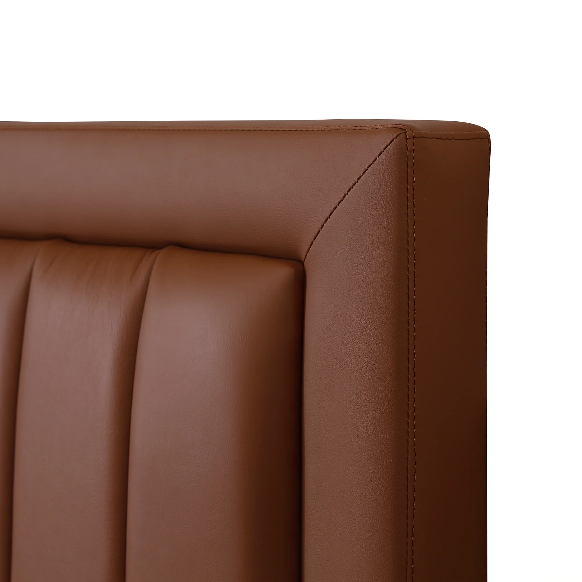 Brooklyn Leatherette Queen Bed - Tan