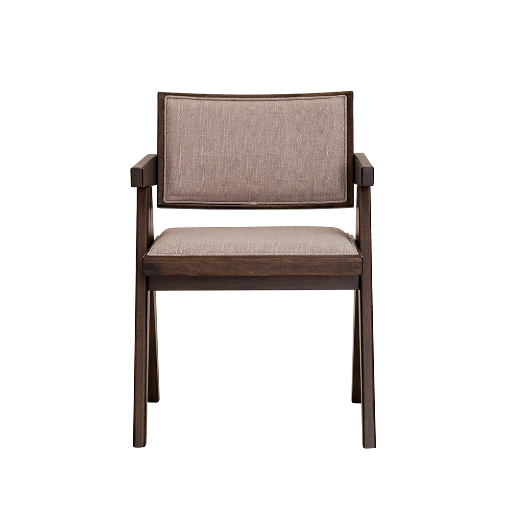 Furneezy Six Seater Dining Table With Rattan Chair