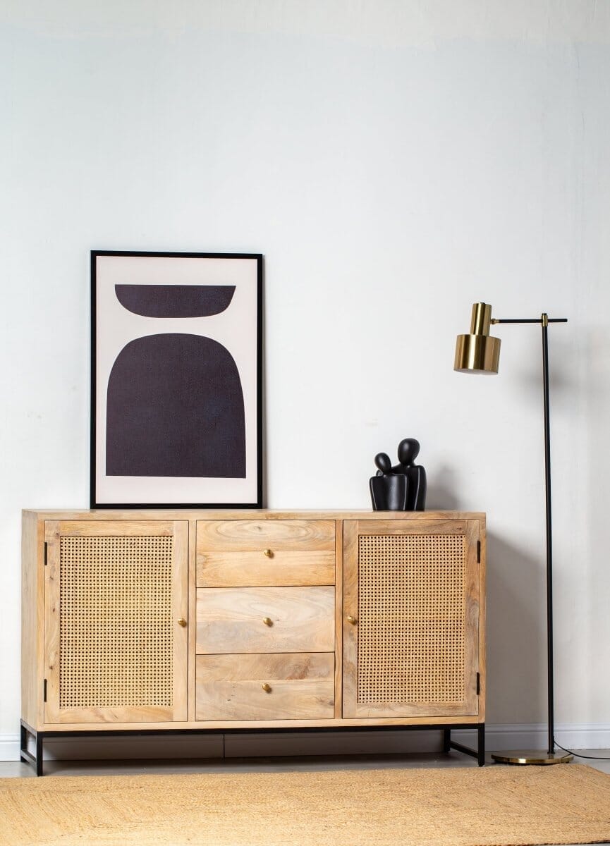 Serena Rattan Sideboard