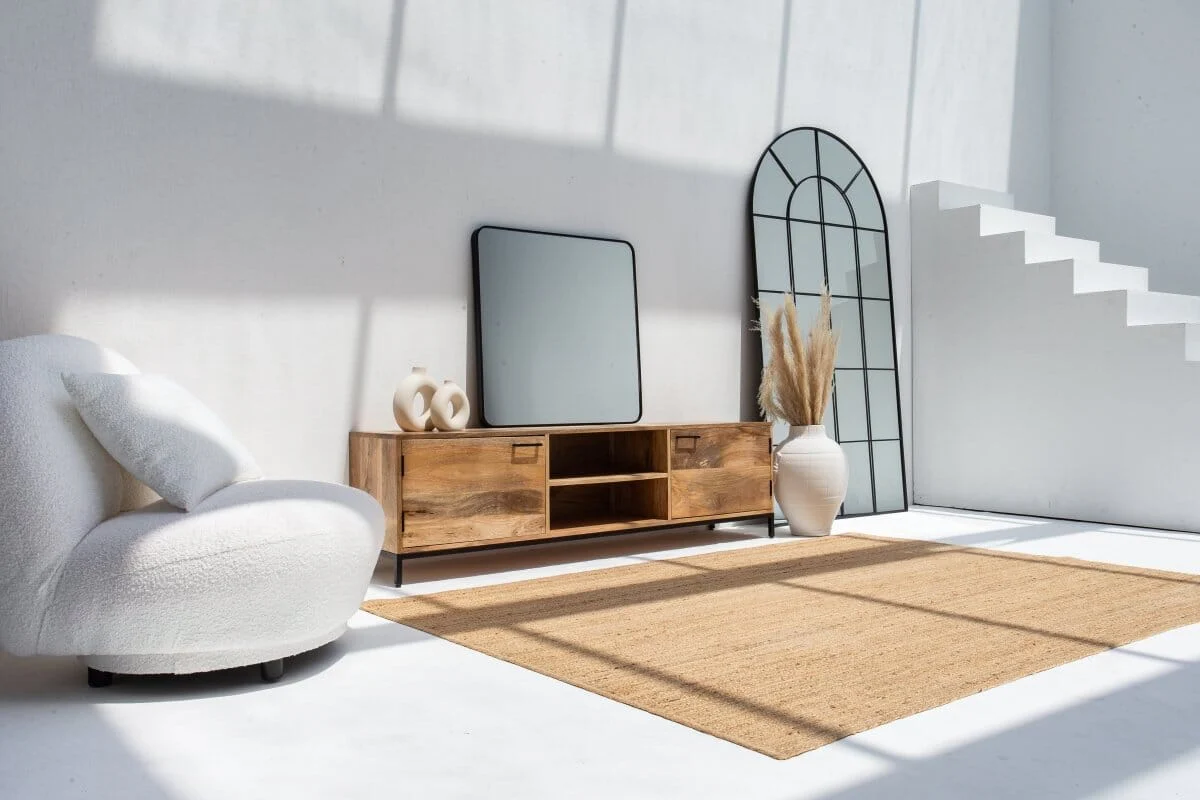 Wooden 2 Doors Media Unit