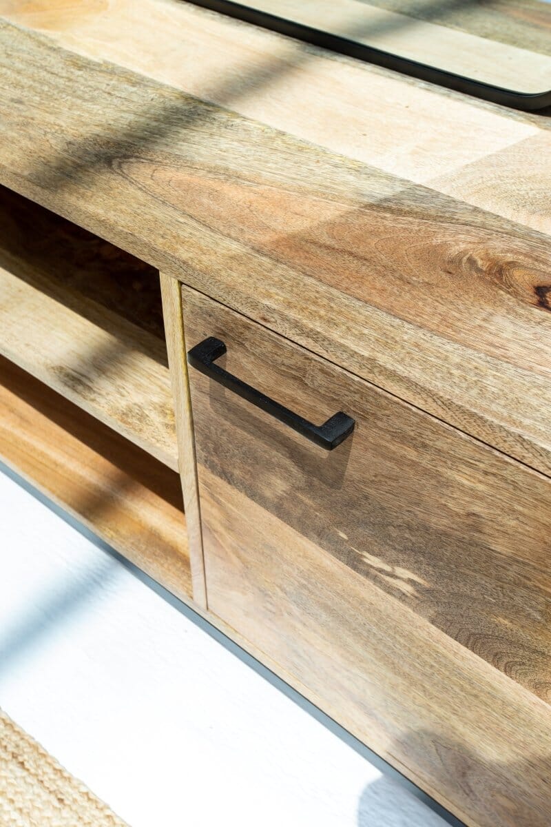 Wooden 2 Doors Media Unit