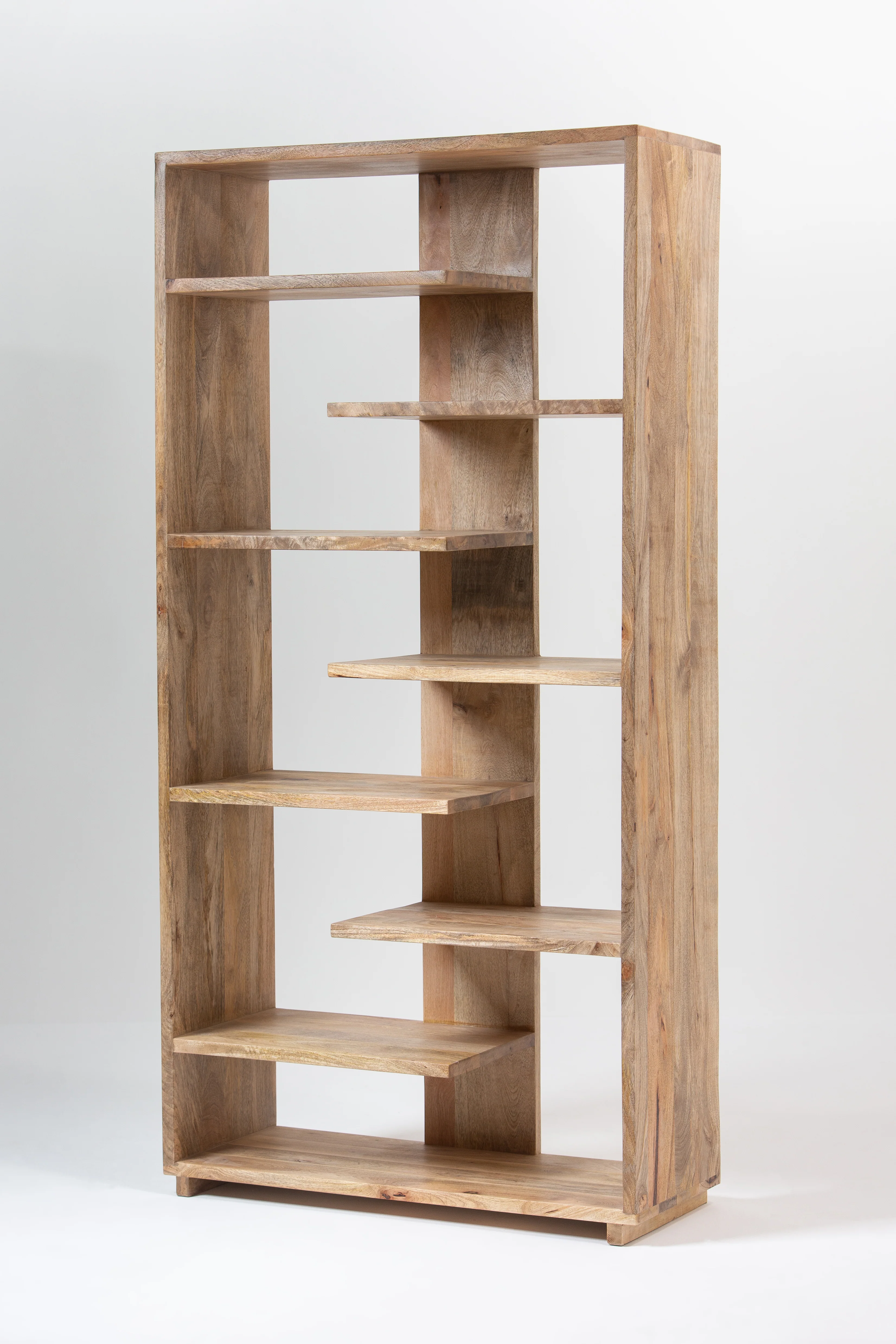 Lunette Wooden Display Shelves Unit