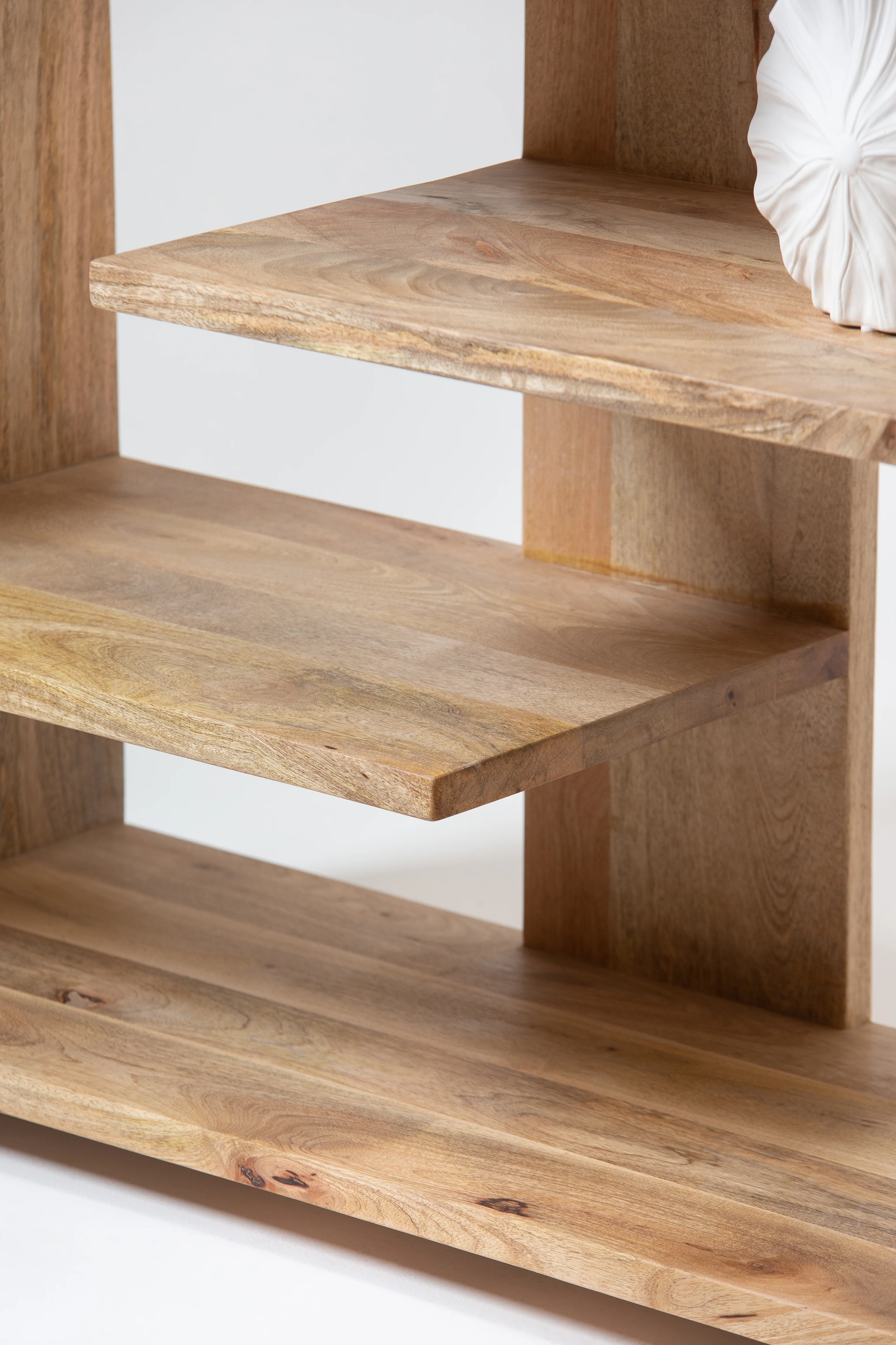 Lunette Wooden Display Shelves Unit