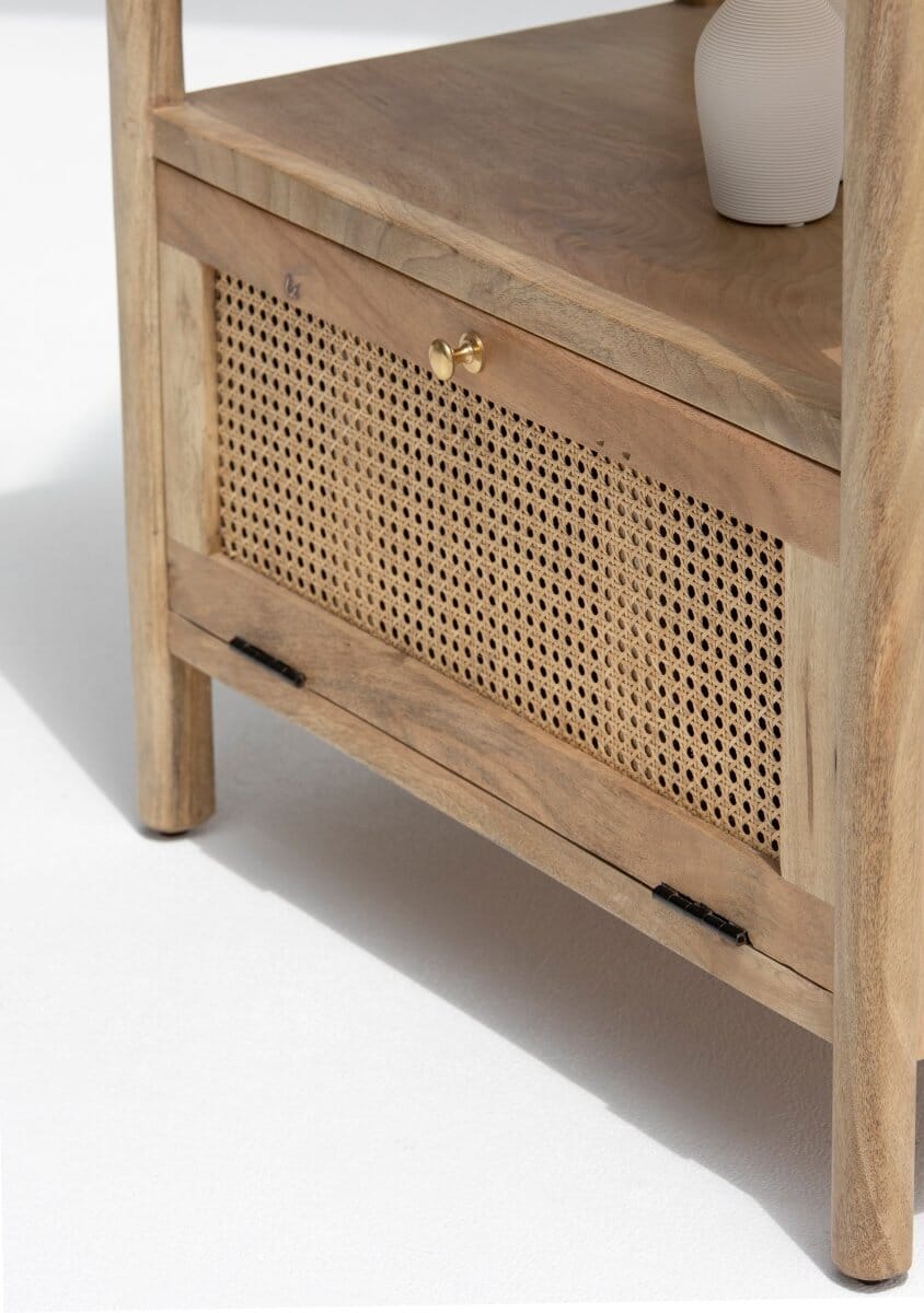 Wooden Arched Bookshelf