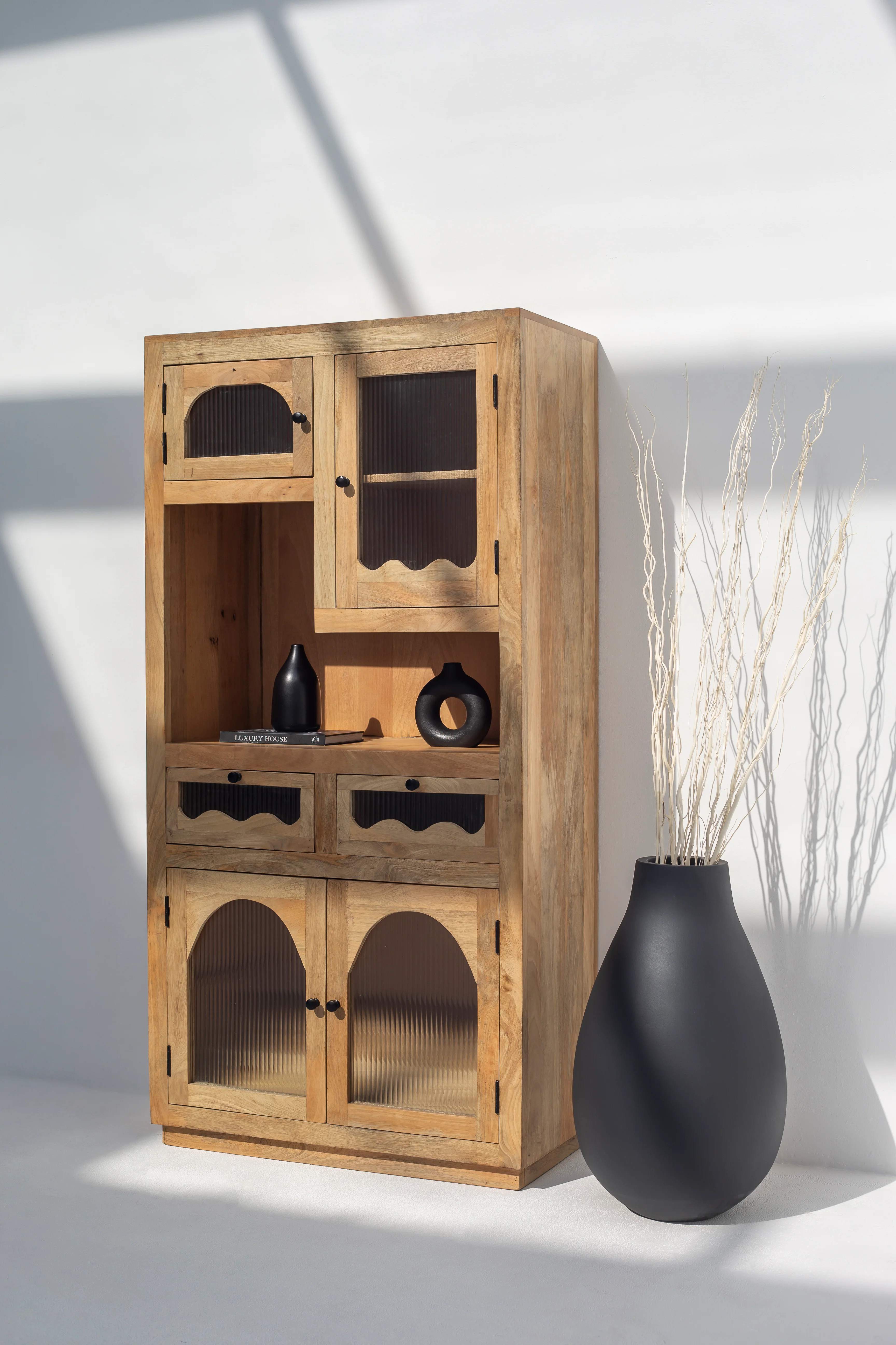 Monelle Wooden Display Cabinet