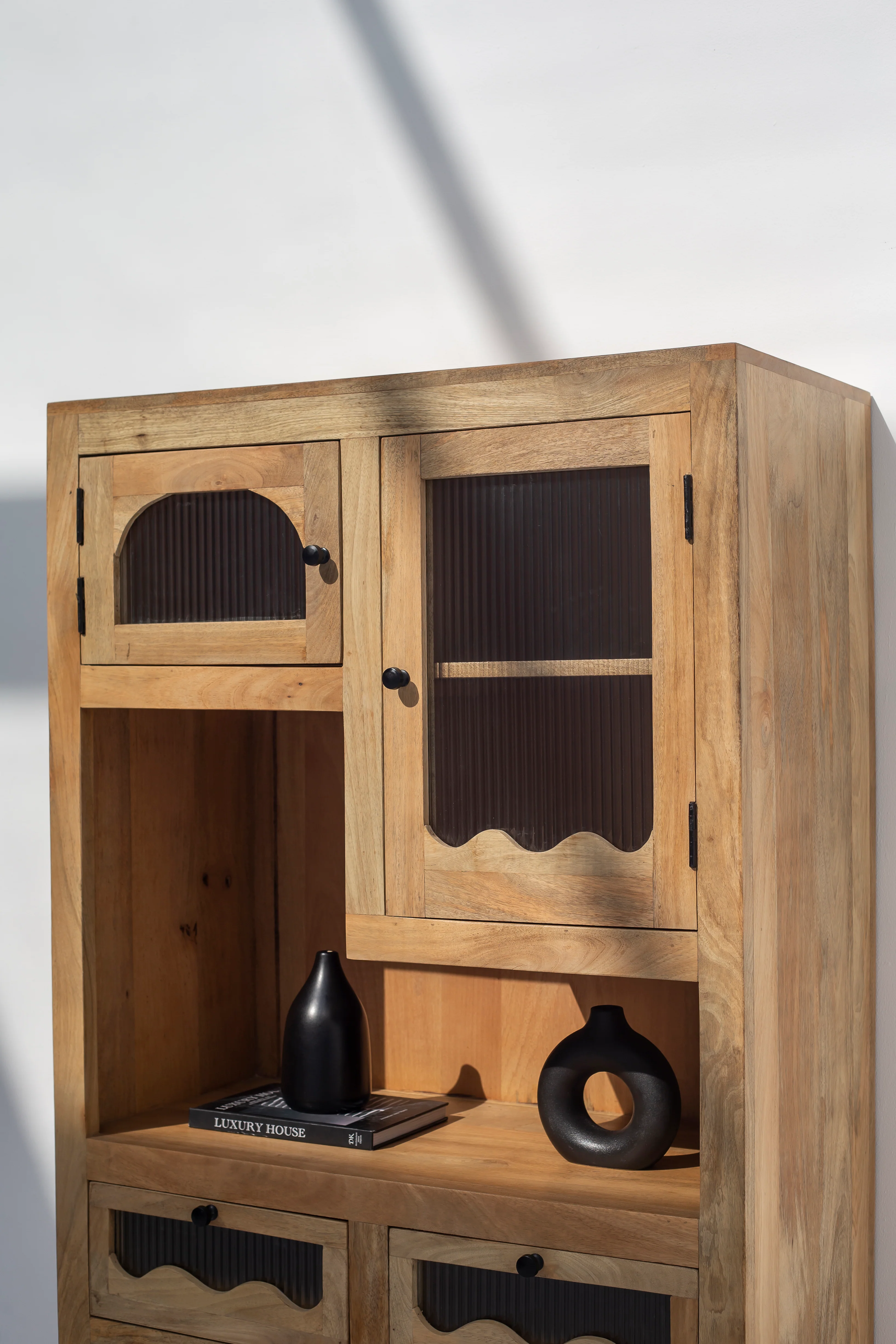 Monelle Wooden Display Cabinet