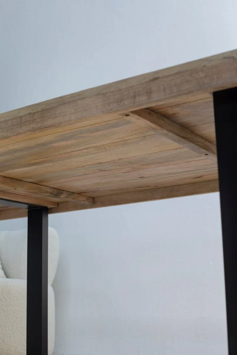 Mango Wood Dining Table with 7CM Top Thickness