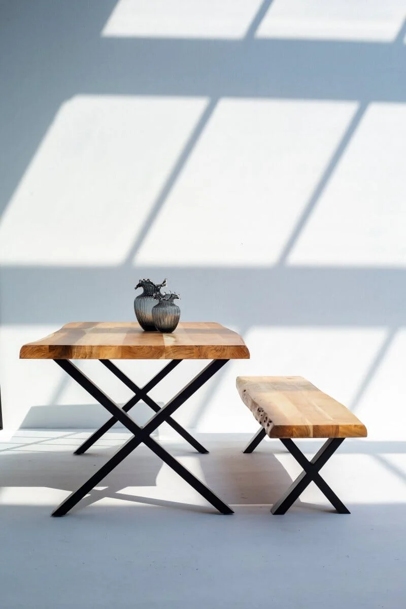 Mango Wood Dining Table with 7CM Top Thickness