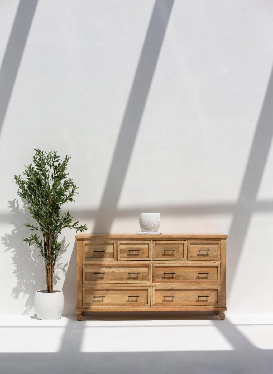 Ayzal 8-Drawer Wooden Dresser