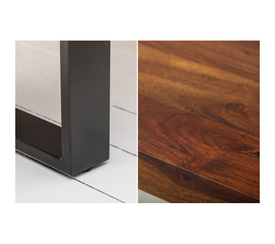 Solid Sheesham Wood Dining Table 160 Cm