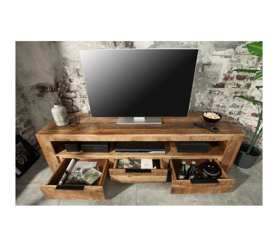 Stylish solid wood TV stand Mango 170cm