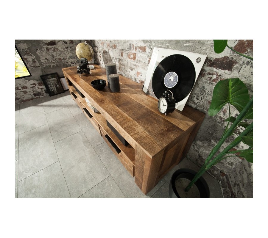 Stylish solid wood TV stand Mango 170cm