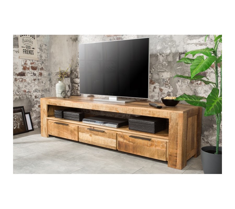 Stylish solid wood TV stand Mango 170cm