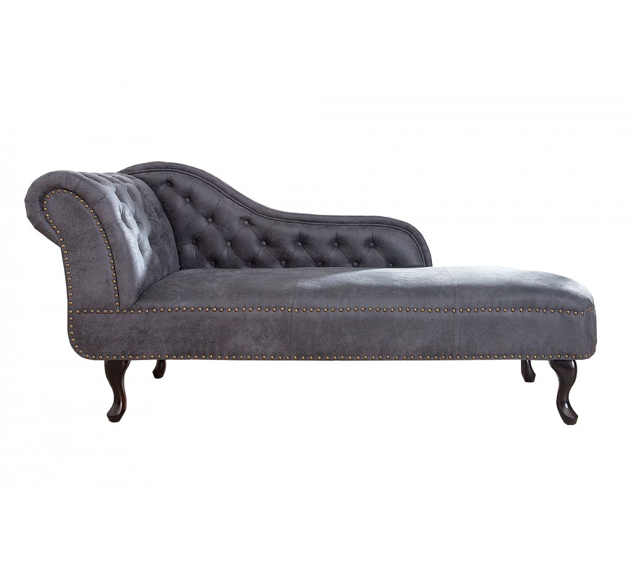 Modern Chesterfield chaise longue in Antique Look