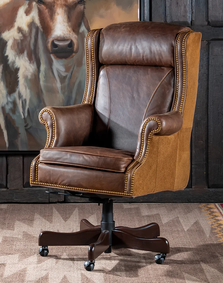 Vintage Leather Office Chair Three