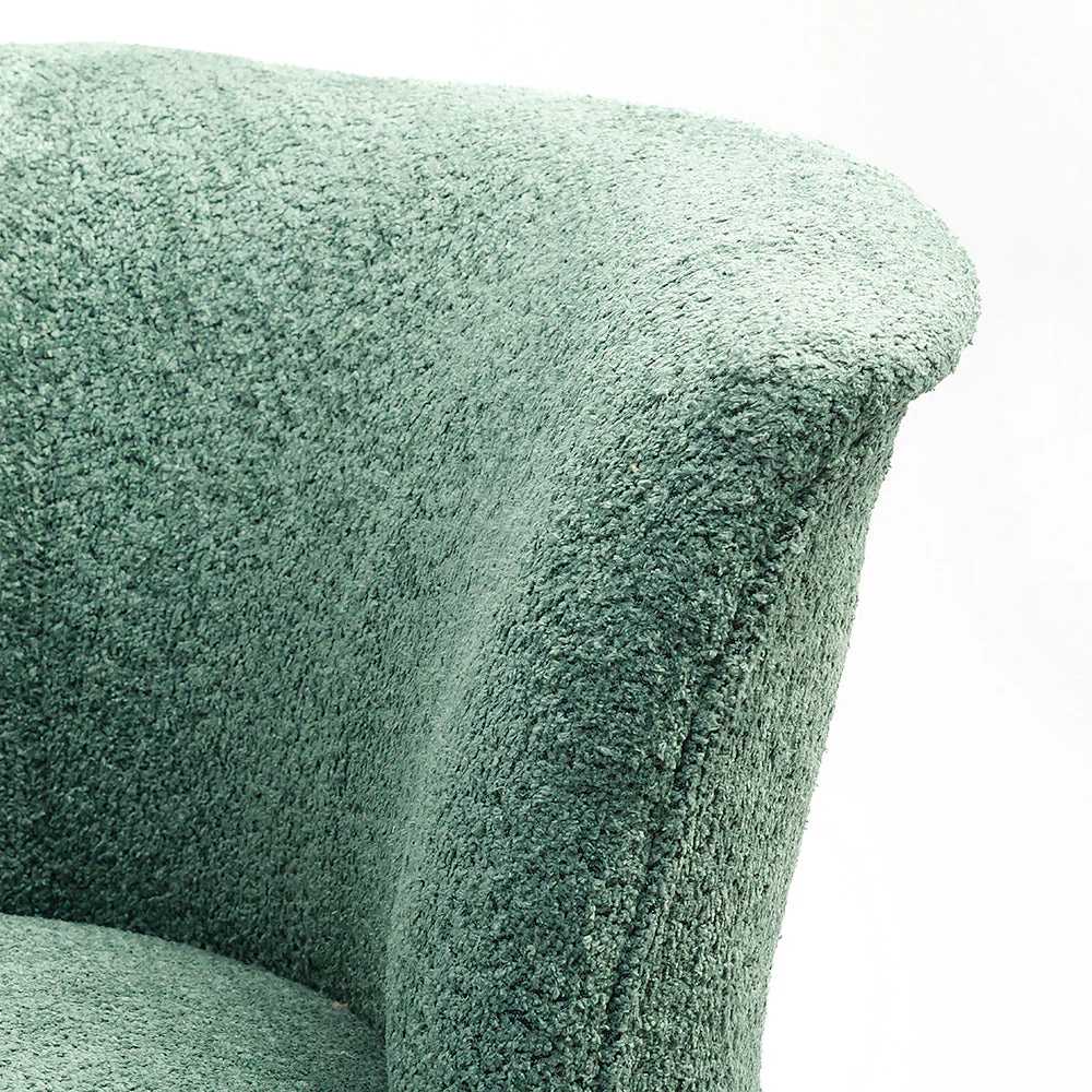 Modern Green Curved Sofa # 11