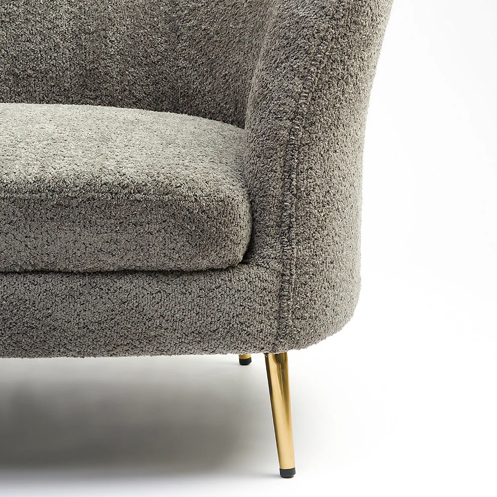 Modern Green Curved Sofa # 12