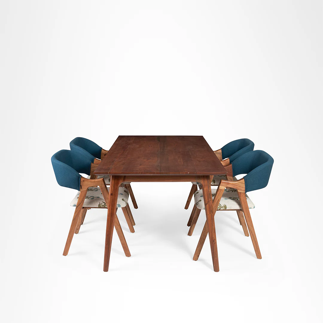 Modern Wooden Dining Table Set # 4