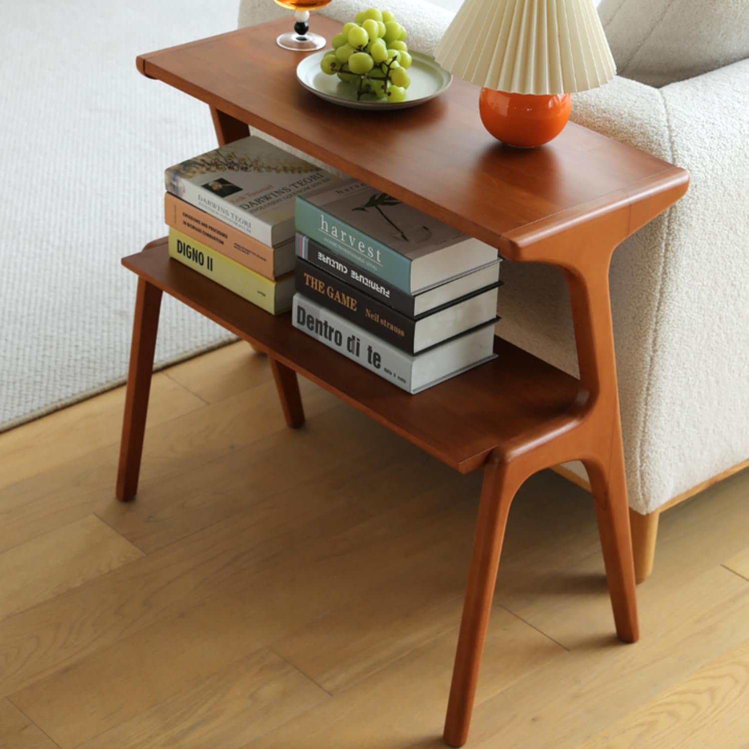 Mid-Century Modern Wooden Side Table