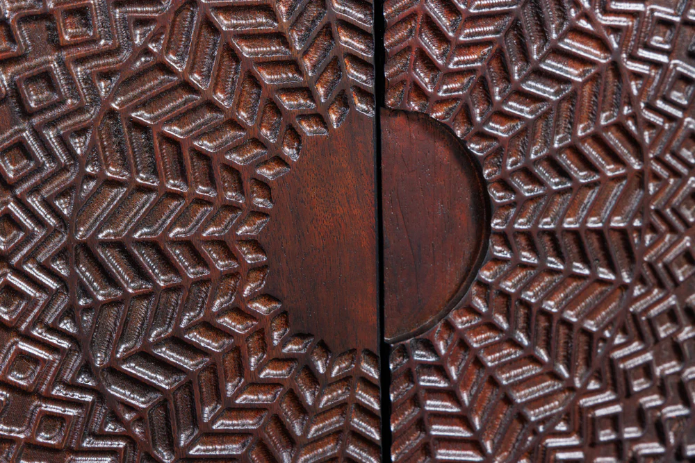 Modern Mango Wood Decorative Sideboard For Living Room