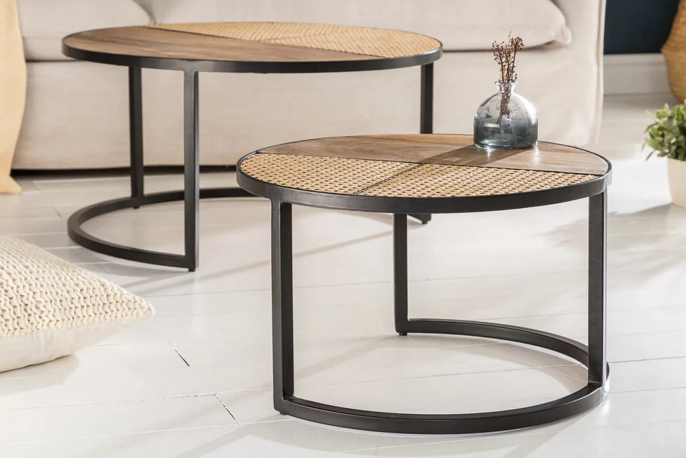 Modern Nested Coffee Table Set