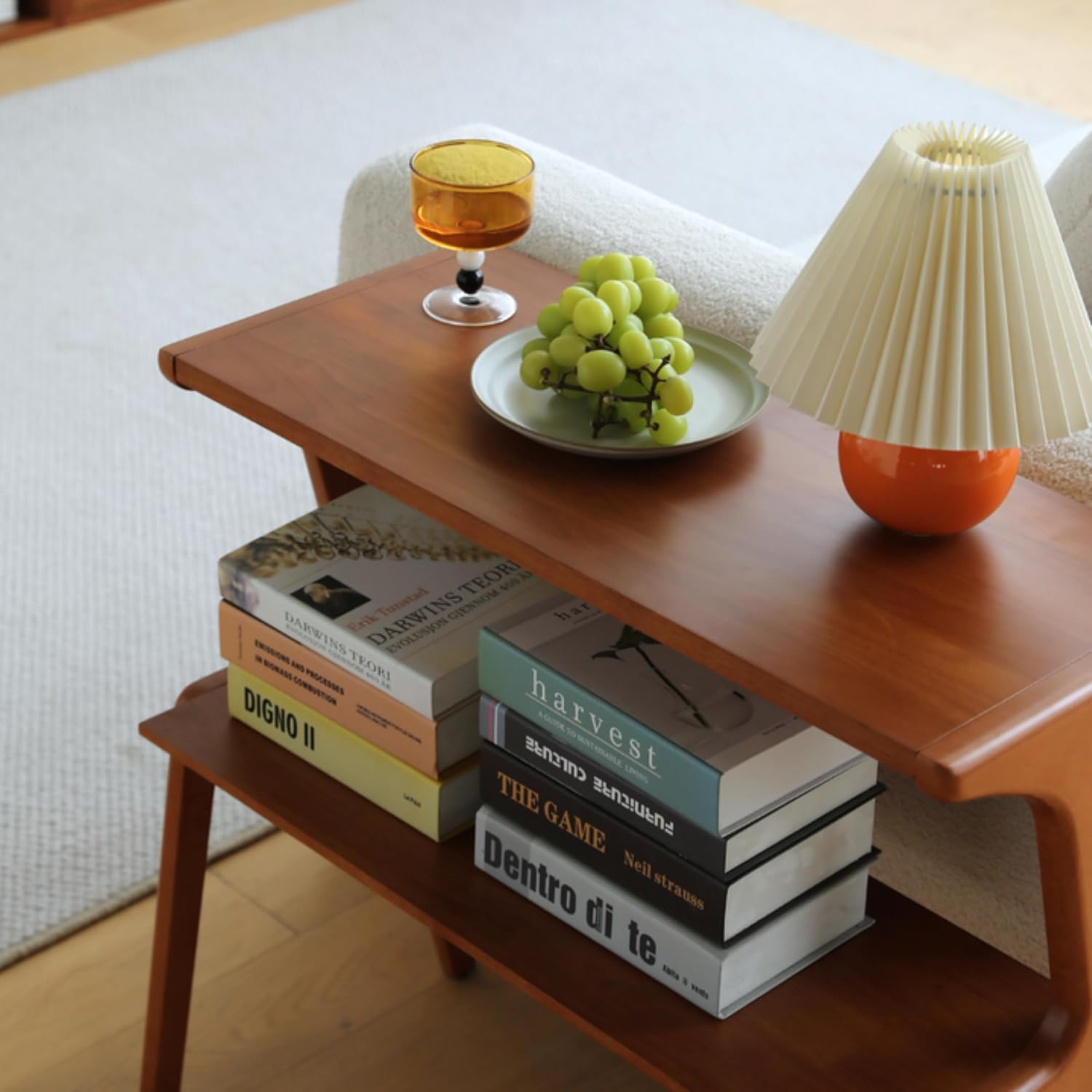 Mid-Century Modern Wooden Side Table