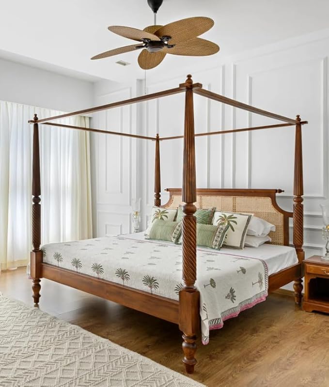 Four Poster Mango/ Sheesham Wood Bed King Size (72x78)