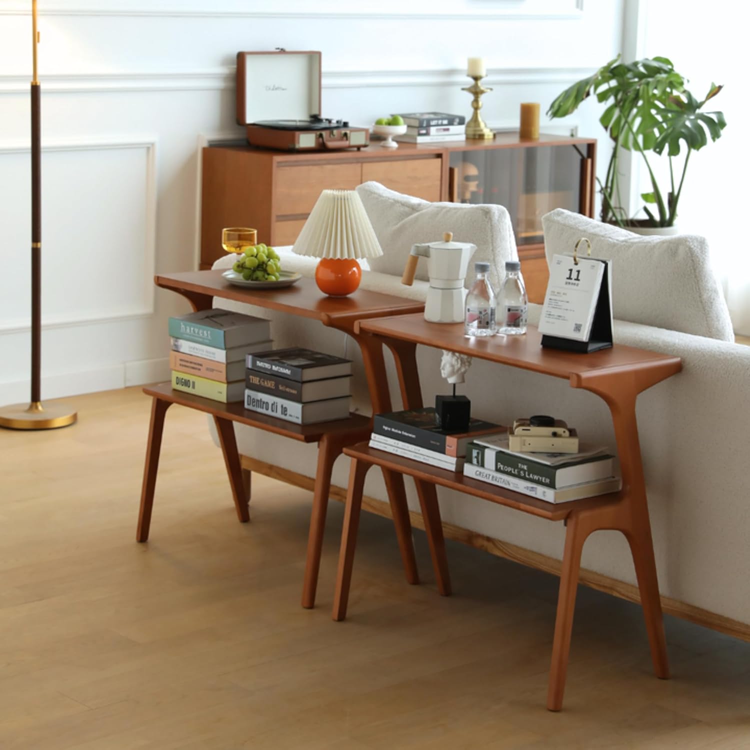 Mid-Century Modern Wooden Side Table