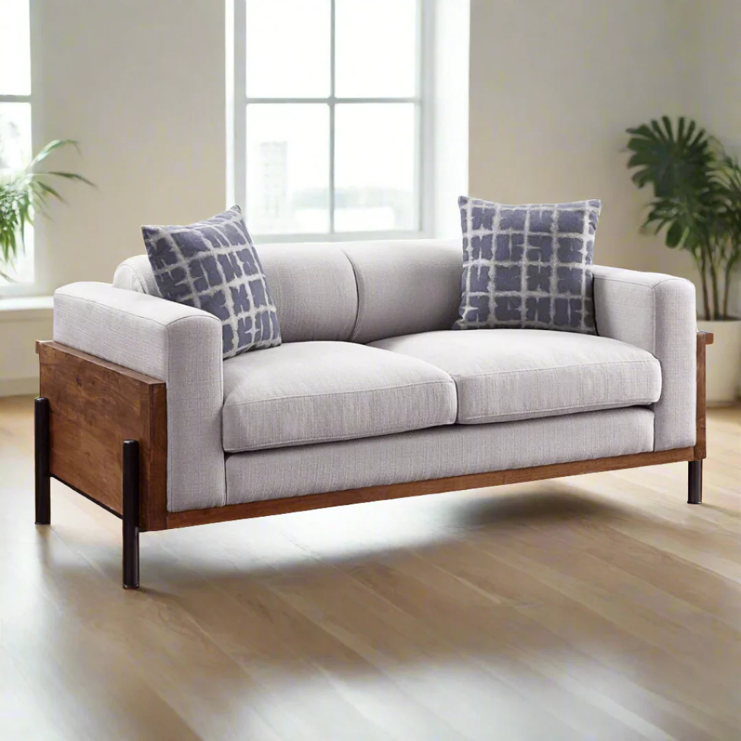 Modern Wooden Frame Sofa Set # 1,2,3,