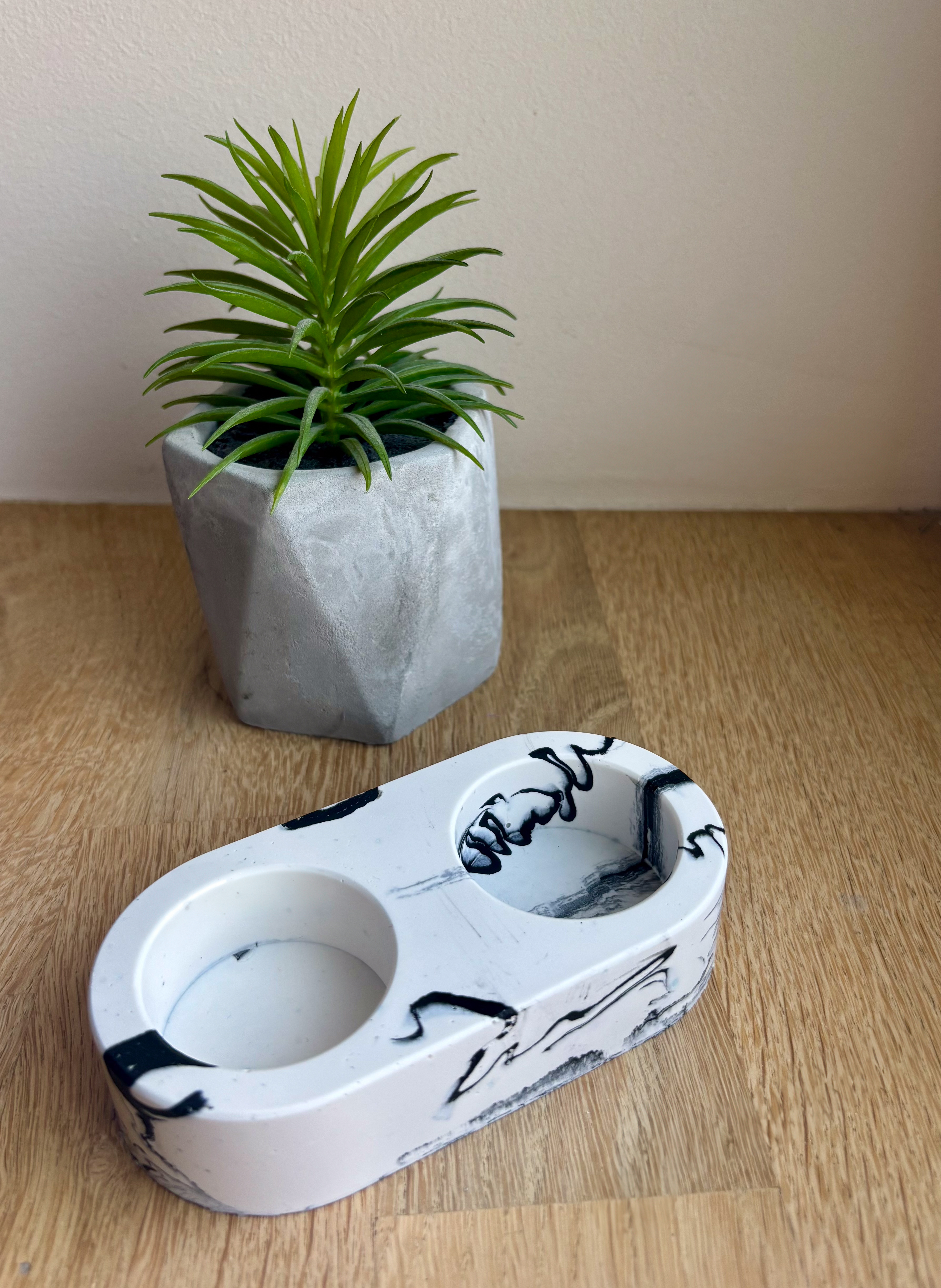 Moule pour deux bougies chauffe plat 
