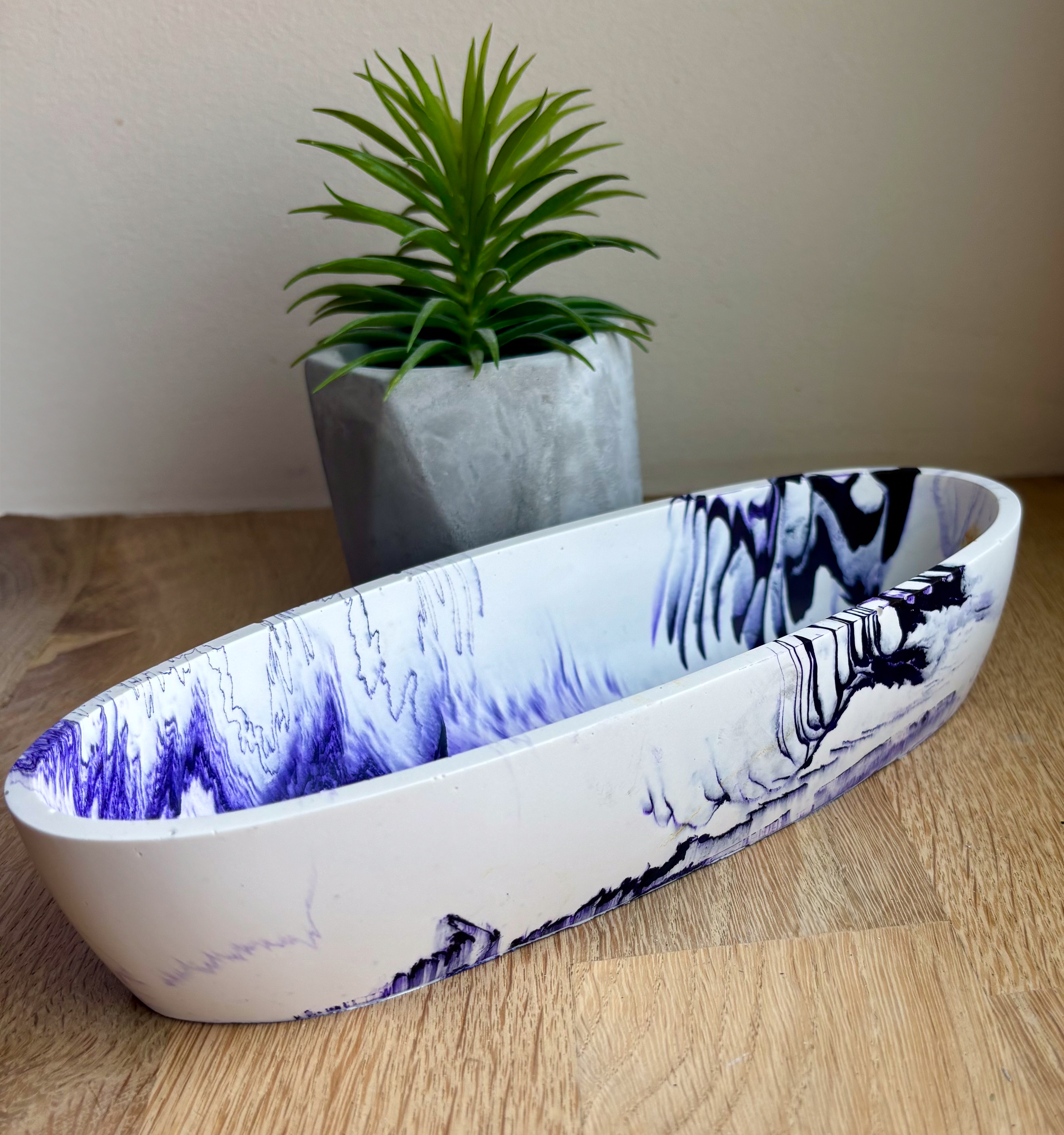 Pot décoratif "barque" 