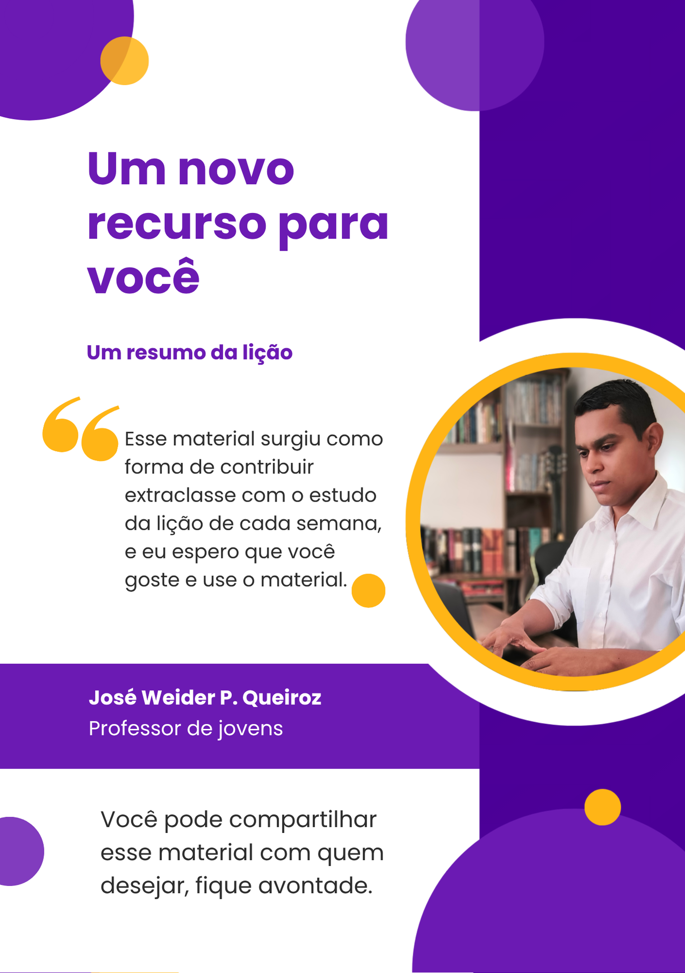 Material complementar lição 2 EBD Jovens