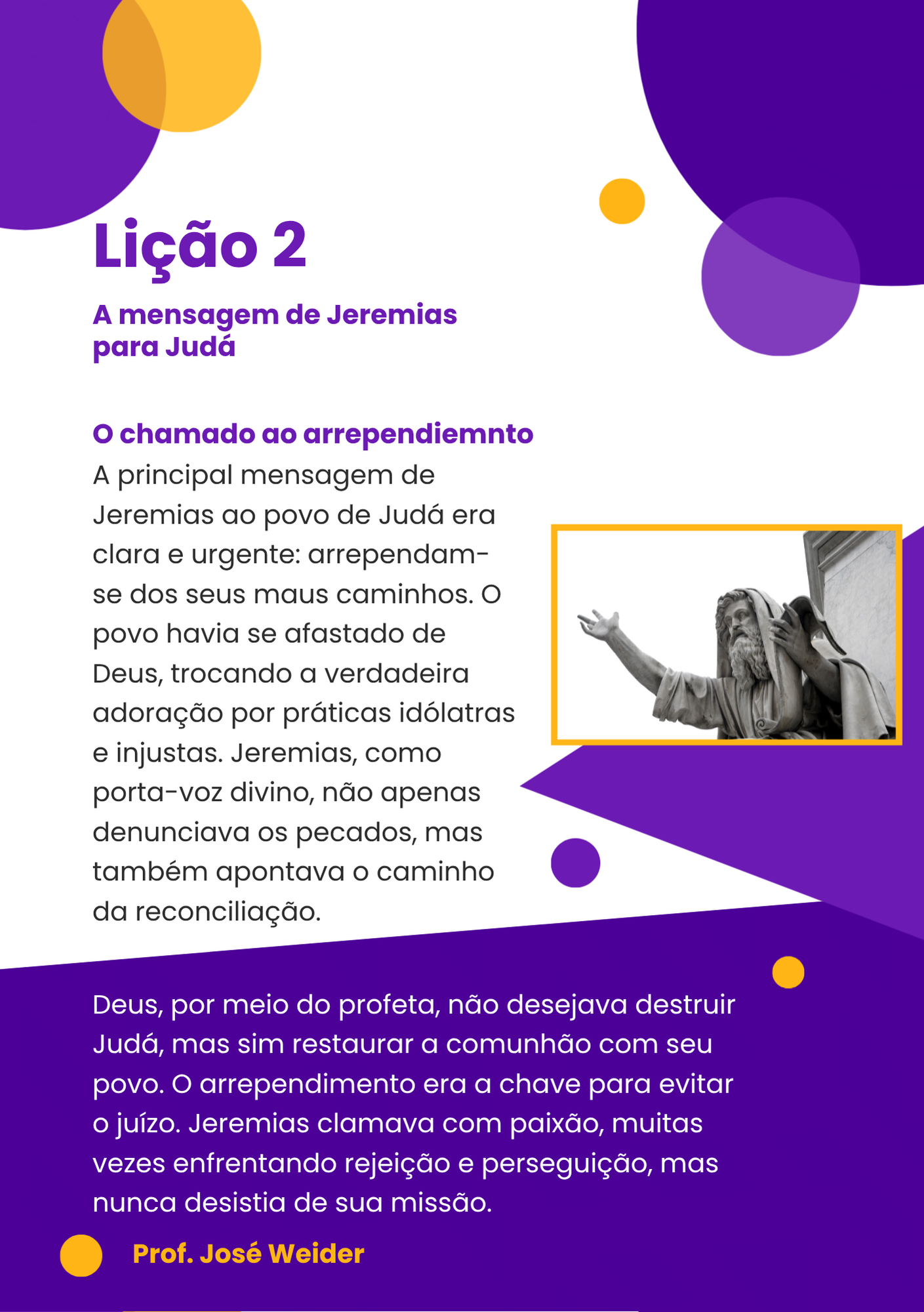 Material complementar lição 2 EBD Jovens
