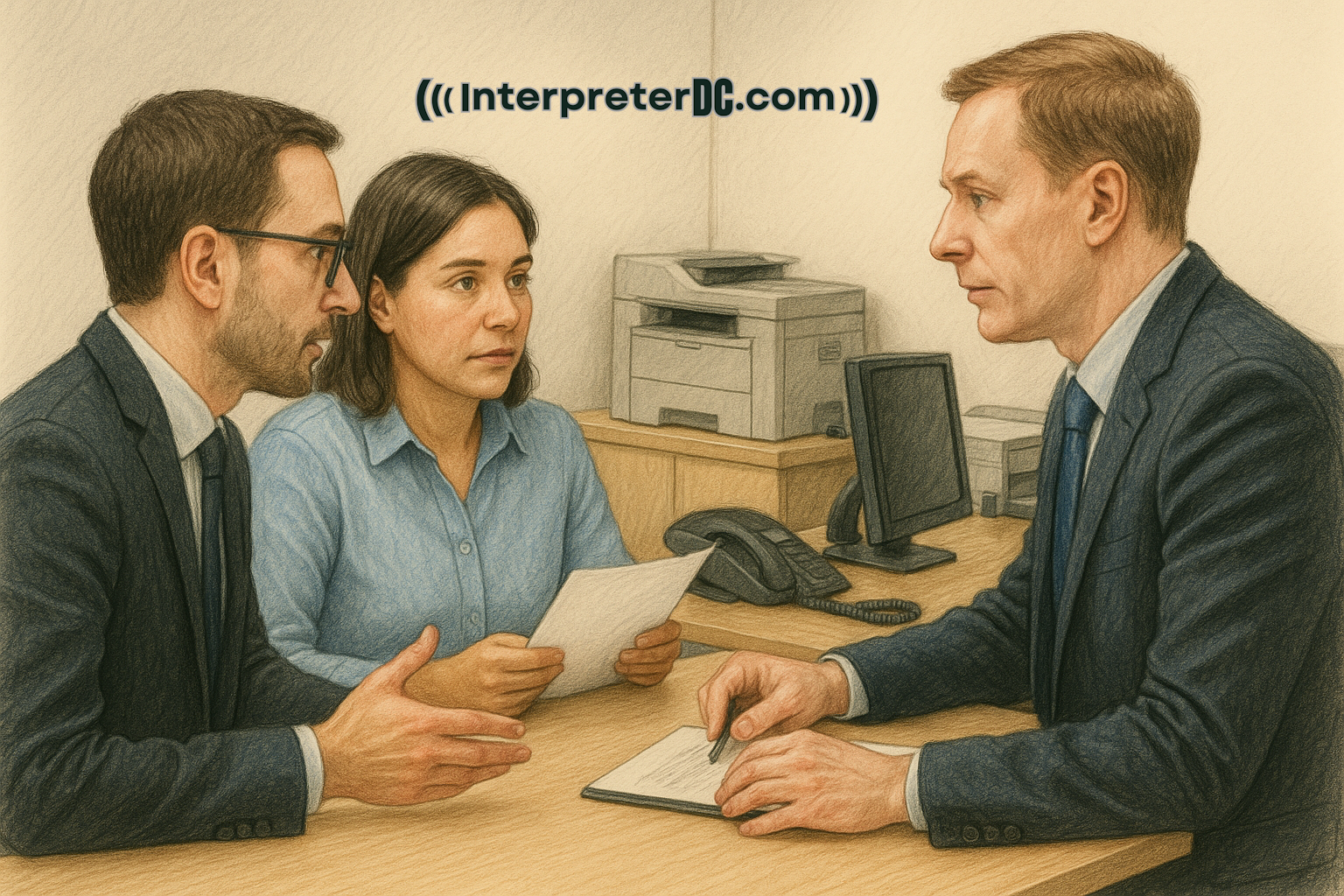 Interpreting Service - Adjust Status (USCIS I-485 - Up to 3 hours