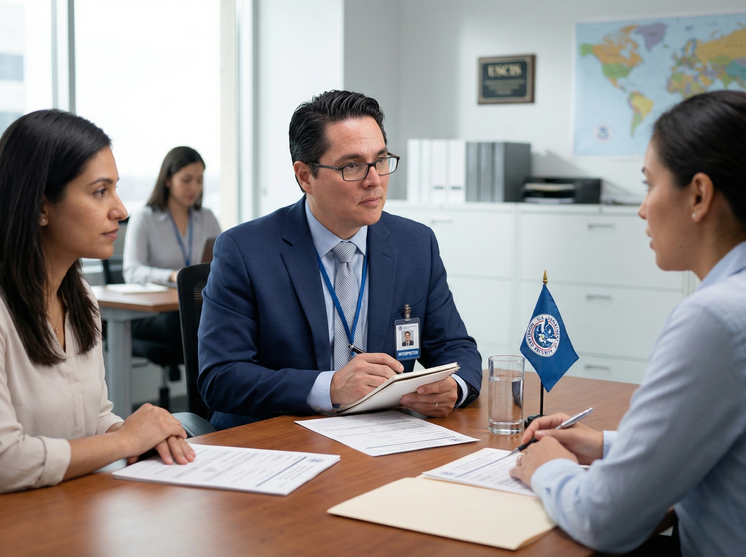 Interpretation Services for USCIS Interviews (I-589, I-485, N-400 & More)