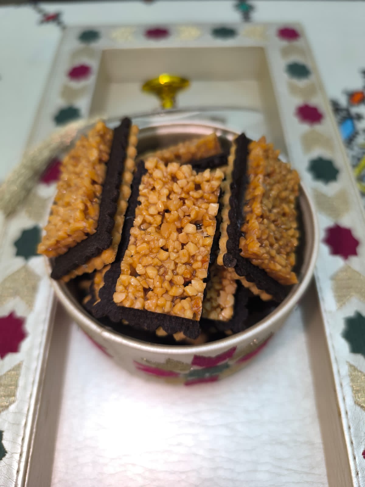 Sablé chocolat et nougat amandes 250g