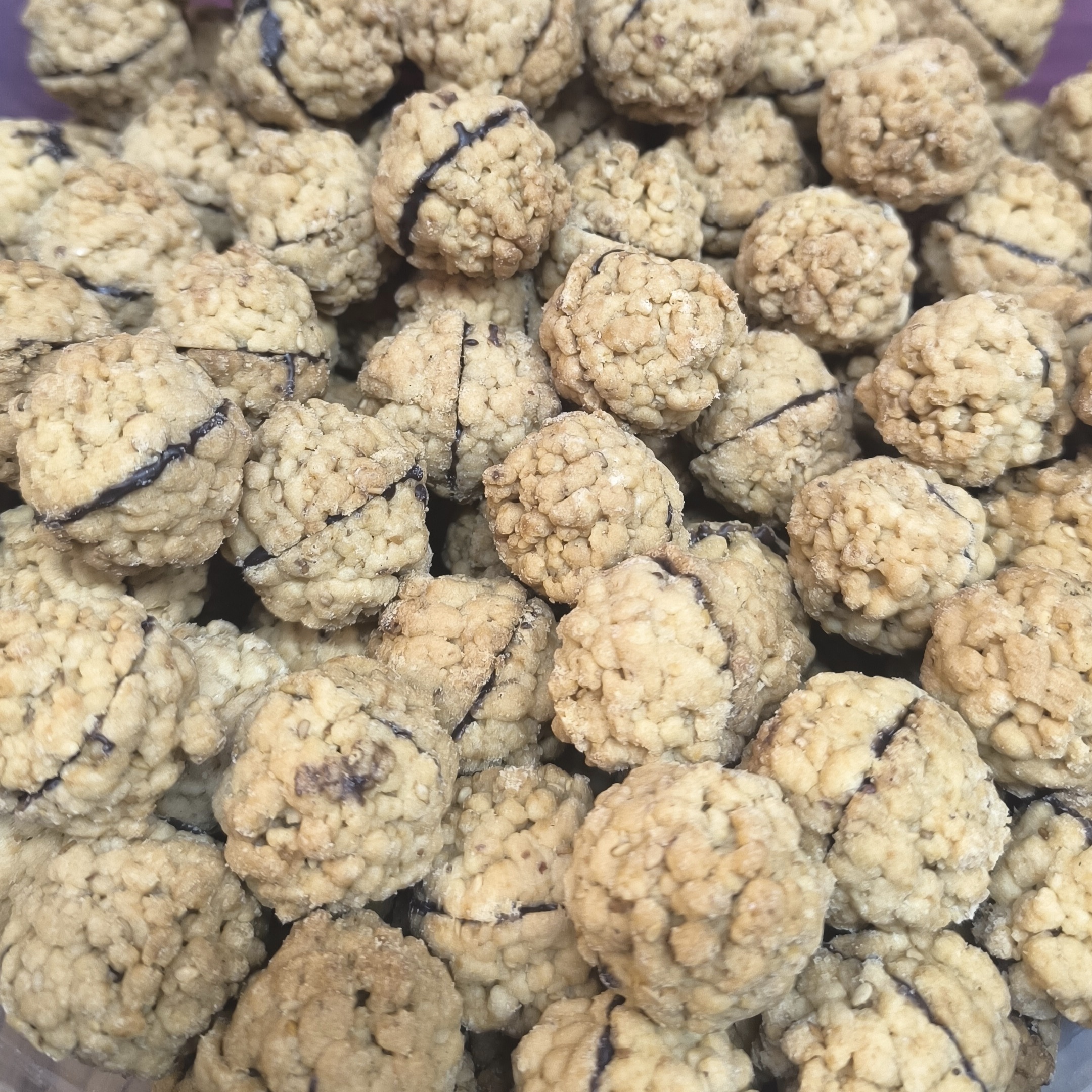 Boules blé complet aux noix et chocolat 250g